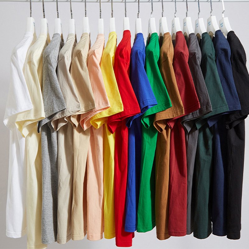 OEM Heavyweight Streetwear 100% cotton Drop shoulder hip hop tshirt custom print logo Oversize loose men's plus size t-shirts