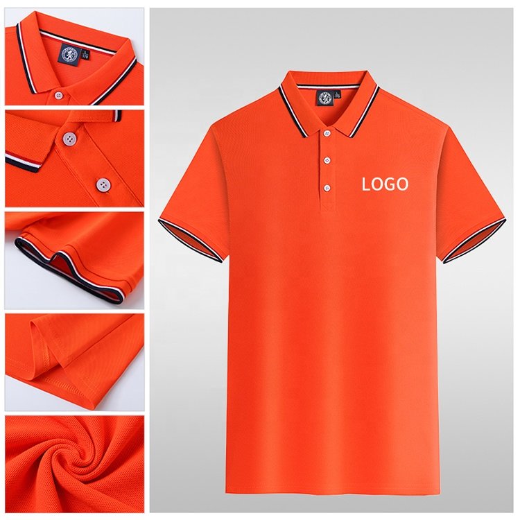 Wholesale Blank Polo Shirts Custom Embroidery LogoT-Shirts Plain Golf Polo T-shirts Custom Unisex Polo Shirt