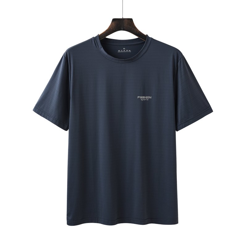 Men tshirt plain summer short sleeve O-Neck knitted men's T-shirts
