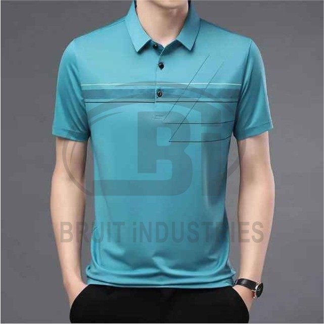 Wholesale Custom made Own Brand breathable Men's Polo Shirts Short Sleeve Men's Quick Dry Seamless Customized Polo Shirts