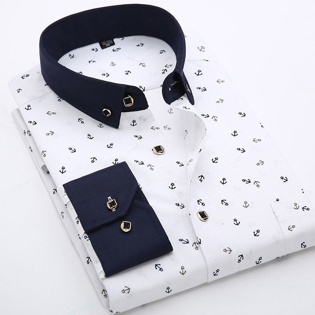 OEM Small Men's Floral Shirts With Pure Cotton Skin Friendly Men's Shirts