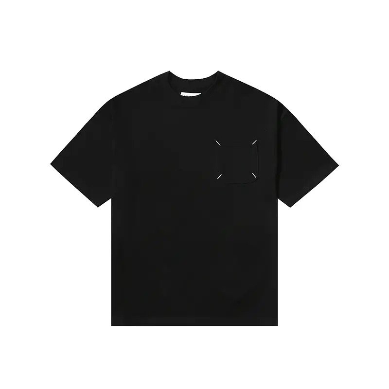 Men's Plus Size Drop Shoulder 100% Heavy Cotton Street Wear Luxury Plain High Quality Custom Printing Short Sleeve T-Shirt