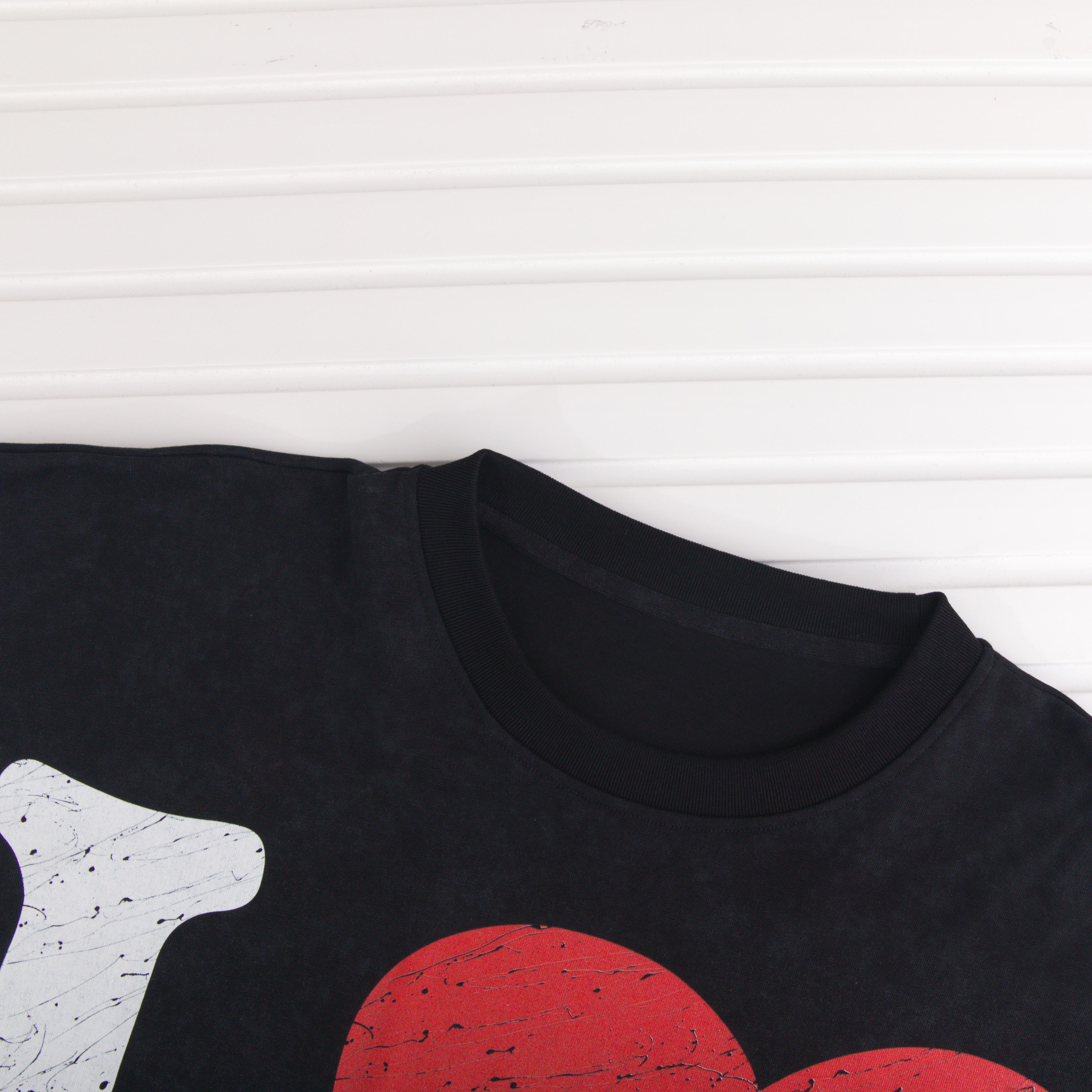 Acid Wash Oversized Tshirt Graphic Designs customized Men's Cotton T-Shirts Cropped Boxy Tshirt for Men