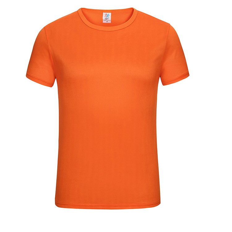 Solid cheap high quality 11 colors 170 grams Custom logo OEM polyester t shirt blank Plain Men's t shirts