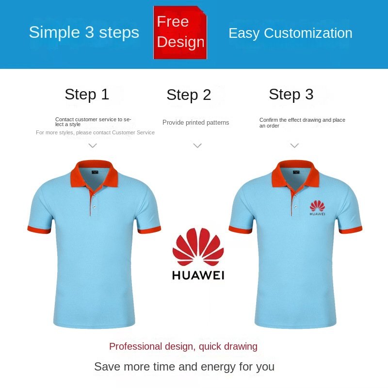 Colored lapel short sleeved work clothes polo shirt corporate group work clothes cultural advertising men's T-shirts