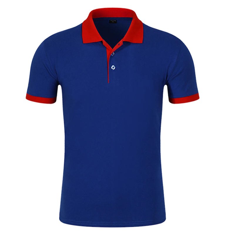Colored lapel short sleeved work clothes polo shirt corporate group work clothes cultural advertising men's T-shirts