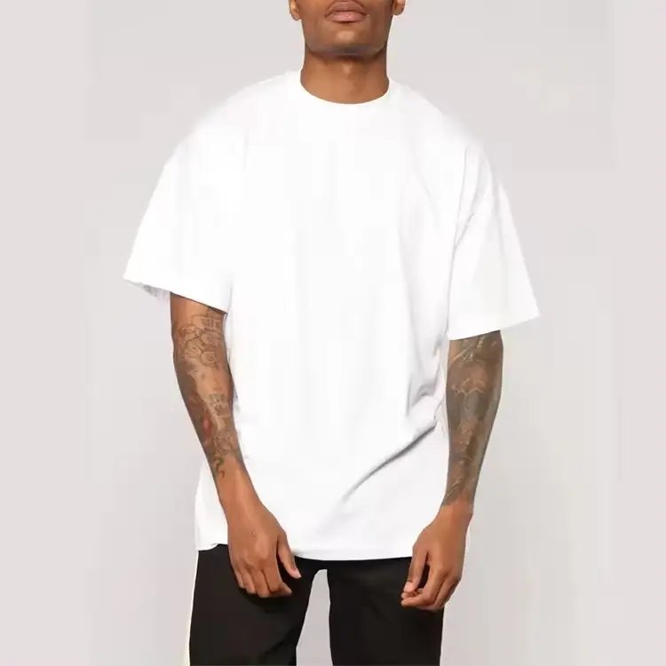Customizable Blank Mens T Shirt Clothing Streetwear Cotton Round Neck Men's T Shirt Printed High Quality