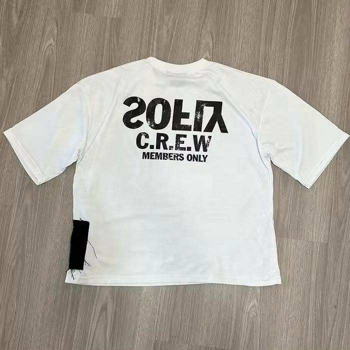 Custom white Unisex t shirit 100%Cotton heavyweight Screen Printing Plus size Oversized Boxy Fit Graphic men's T shirts