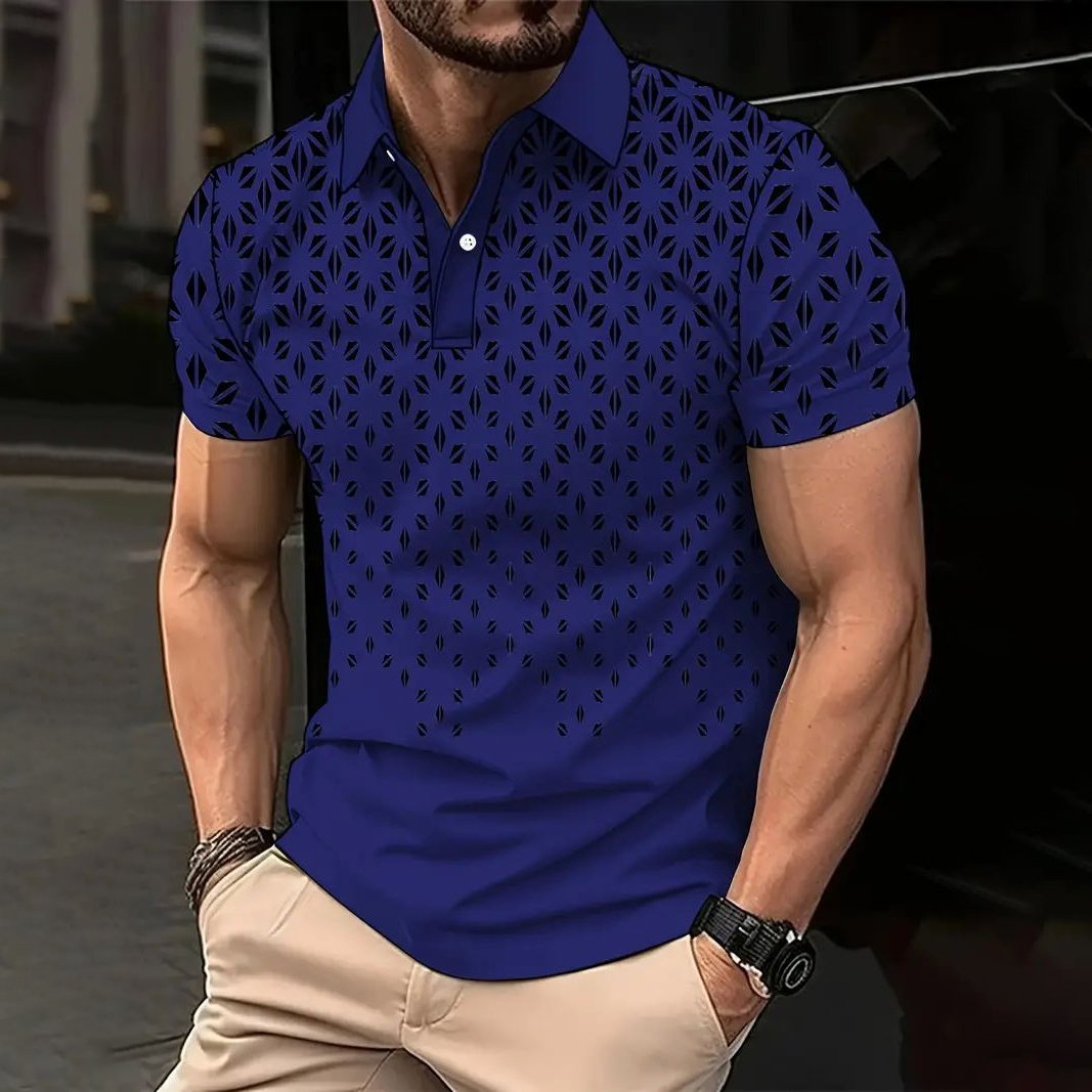 2024 New Arrival Anti-Shrink Custom Logo 100% polyester golf shirts wear quick dry custom men's t shirts polo Short Sleeve Polo