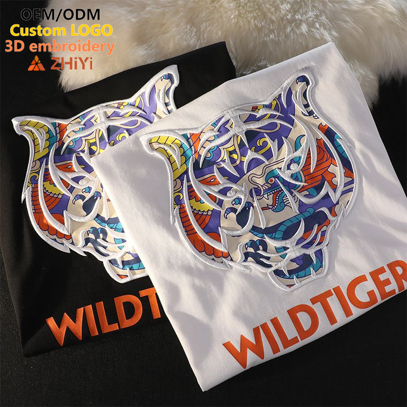 OEM clothing manufacturers one pieces custom LOGO 100%cotton wholesale men's t-shirts embroidery t shirt designer clothes shirts