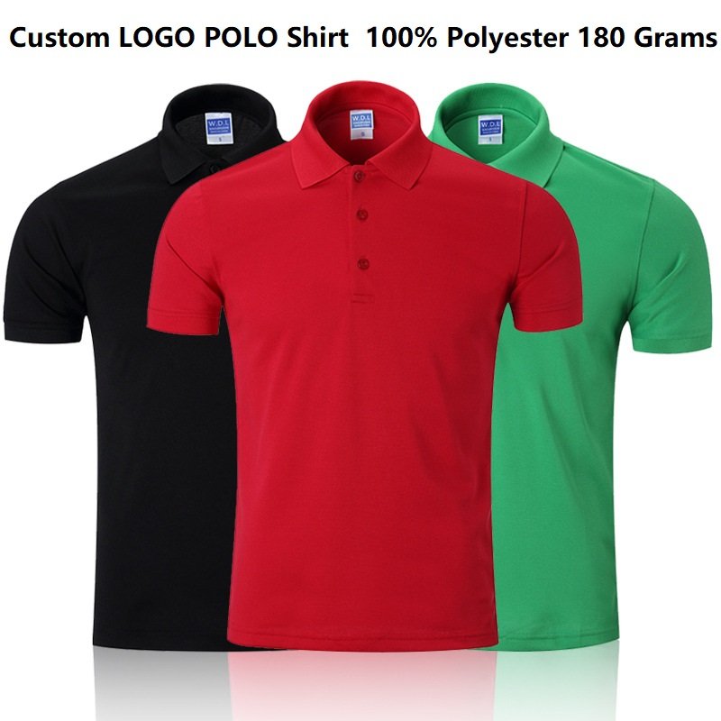 Wholesale Custom Short Sleeve Polo Men's T-Shirts Plus Size Work Clothes Golf Unisex Polo Shirts plain t-shirt sport tshirt