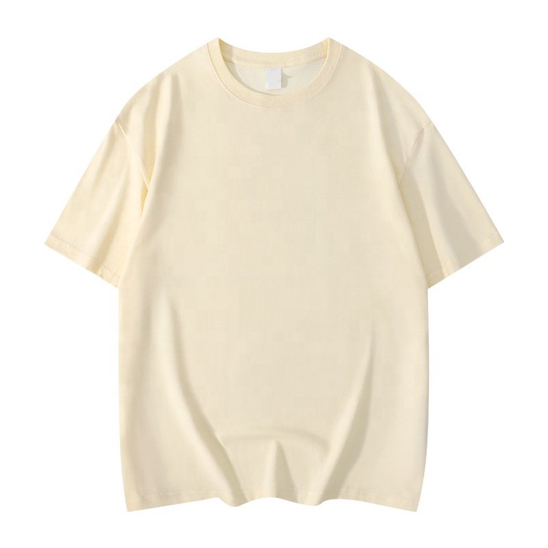 Men's T-Shirts Custom T Shirt Plus Size Mens Blank Cotton T-Shirts Drop Shoulder Workout Customized Oversized Tshirt for Men