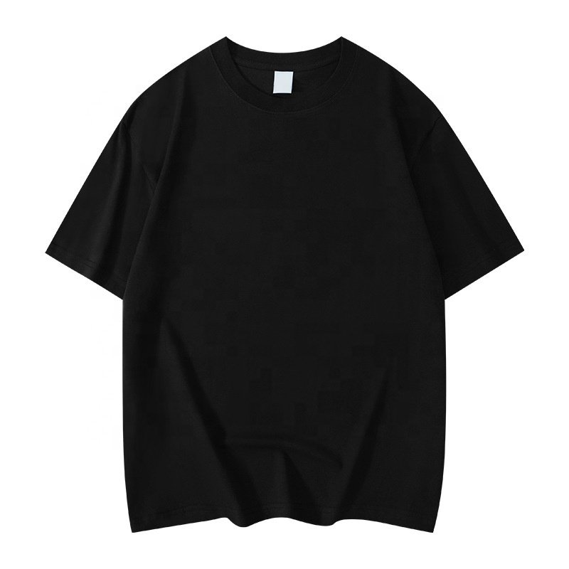 Men's T-Shirts Custom T Shirt Plus Size Mens Blank Cotton T-Shirts Drop Shoulder Workout Customized Oversized Tshirt for Men