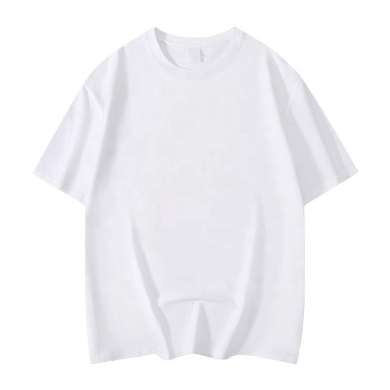 Men's T-Shirts Custom T Shirt Plus Size Mens Blank Cotton T-Shirts Drop Shoulder Workout Customized Oversized Tshirt for Men