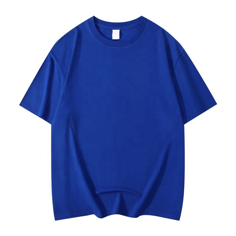 Men's T-Shirts Custom T Shirt Plus Size Mens Blank Cotton T-Shirts Drop Shoulder Workout Customized Oversized Tshirt for Men