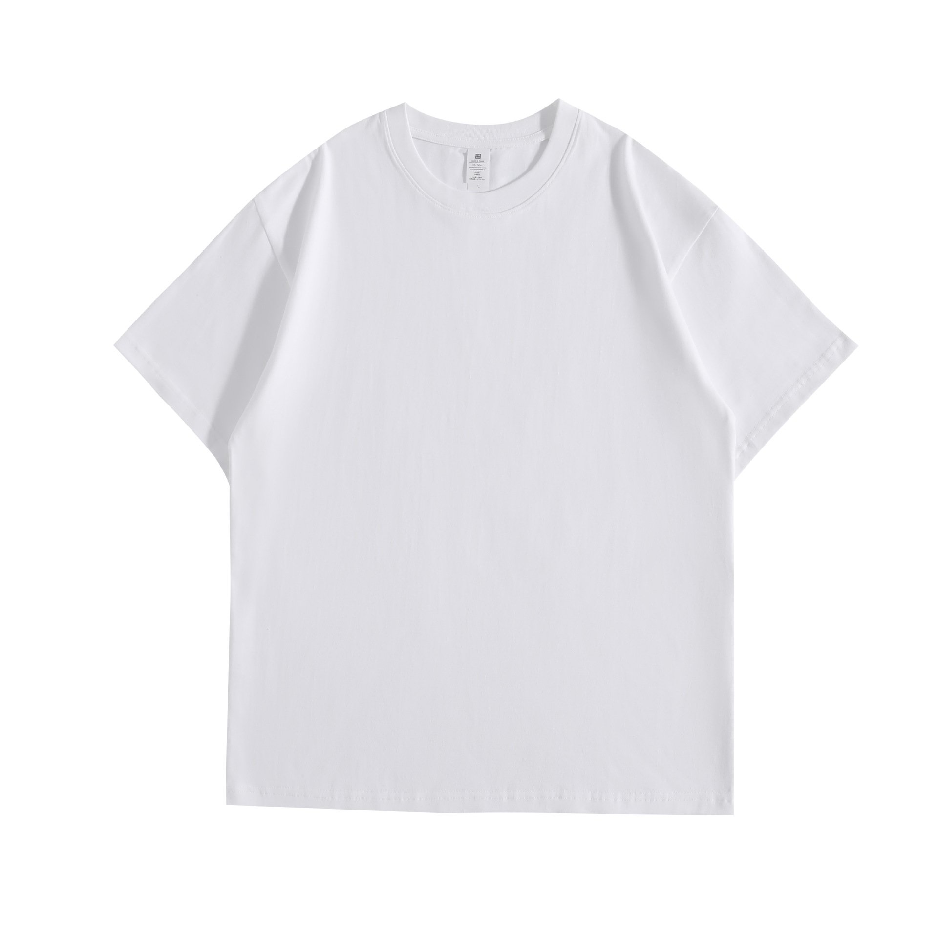 250gsm Blank T Shirt No Drawing Custom Logo Design Graphic Heavy Weight Pure Cotton Tshirt Men Women Plain T Shirt