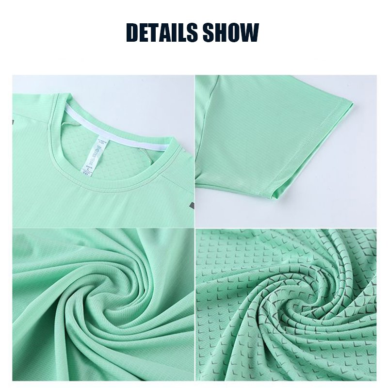 Custom Summer Breathable Polyester Quick Dry Running T Shirt For Men Fitness Athletic Gym Sports Wear Men's T-Shirts