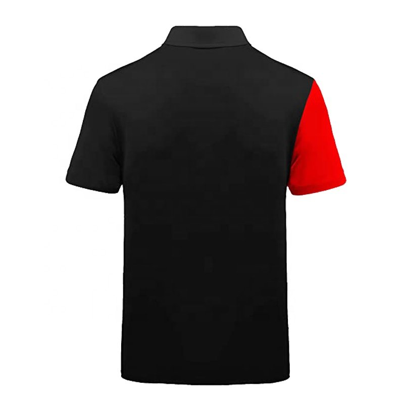Custom Design Your Own Brand Polo Shirts Short Sleeve Men's Polyester Quick Dry Man Golf Polo T-shirt
