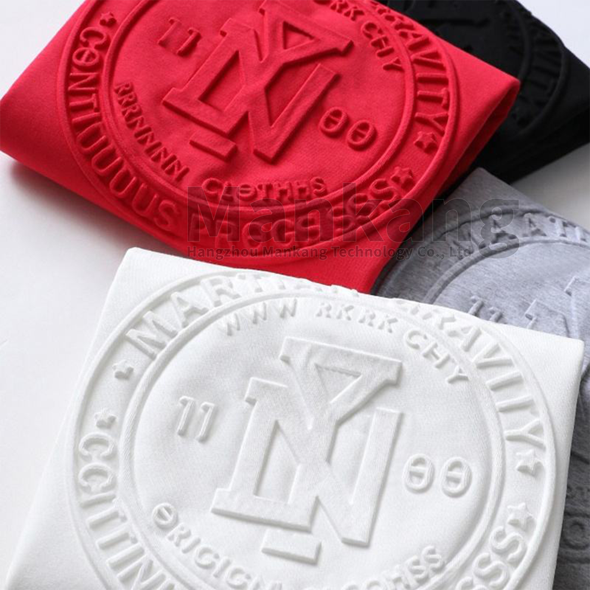 Factory Cotton Outdoor 3D Embossed short sleeve Custom 3D Puff Print Plain T Shirt Foam Screen Plus Size Men's T-Shirts