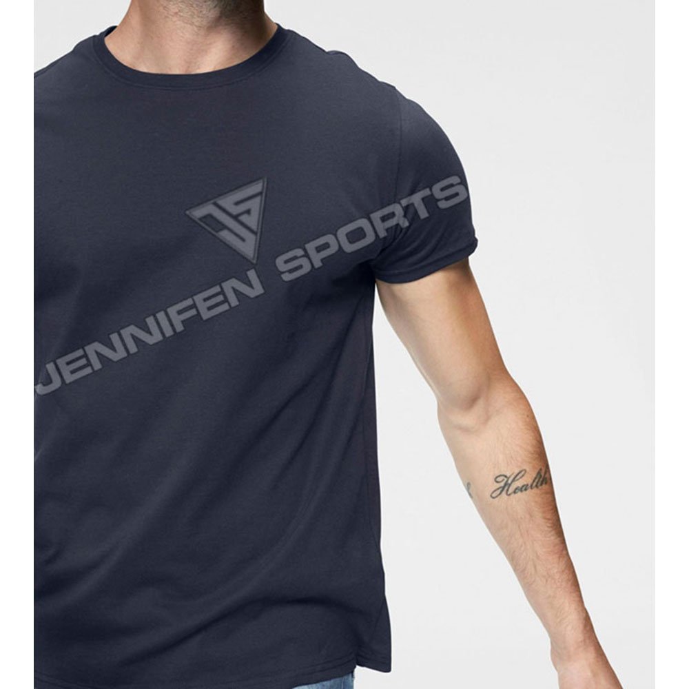 Top High Quality 100% Cotton Men's T-Shirt Custom Round Neck 210gsm Printing Logo Men T Shirt