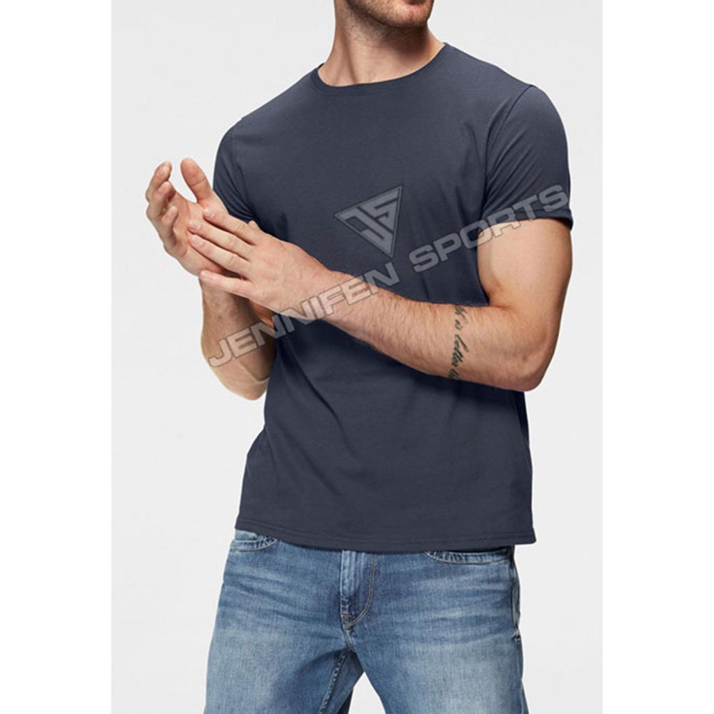 Top High Quality 100% Cotton Men's T-Shirt Custom Round Neck 210gsm Printing Logo Men T Shirt