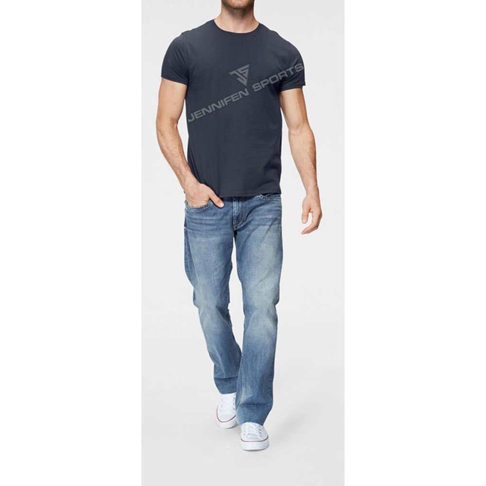 Top High Quality 100% Cotton Men's T-Shirt Custom Round Neck 210gsm Printing Logo Men T Shirt
