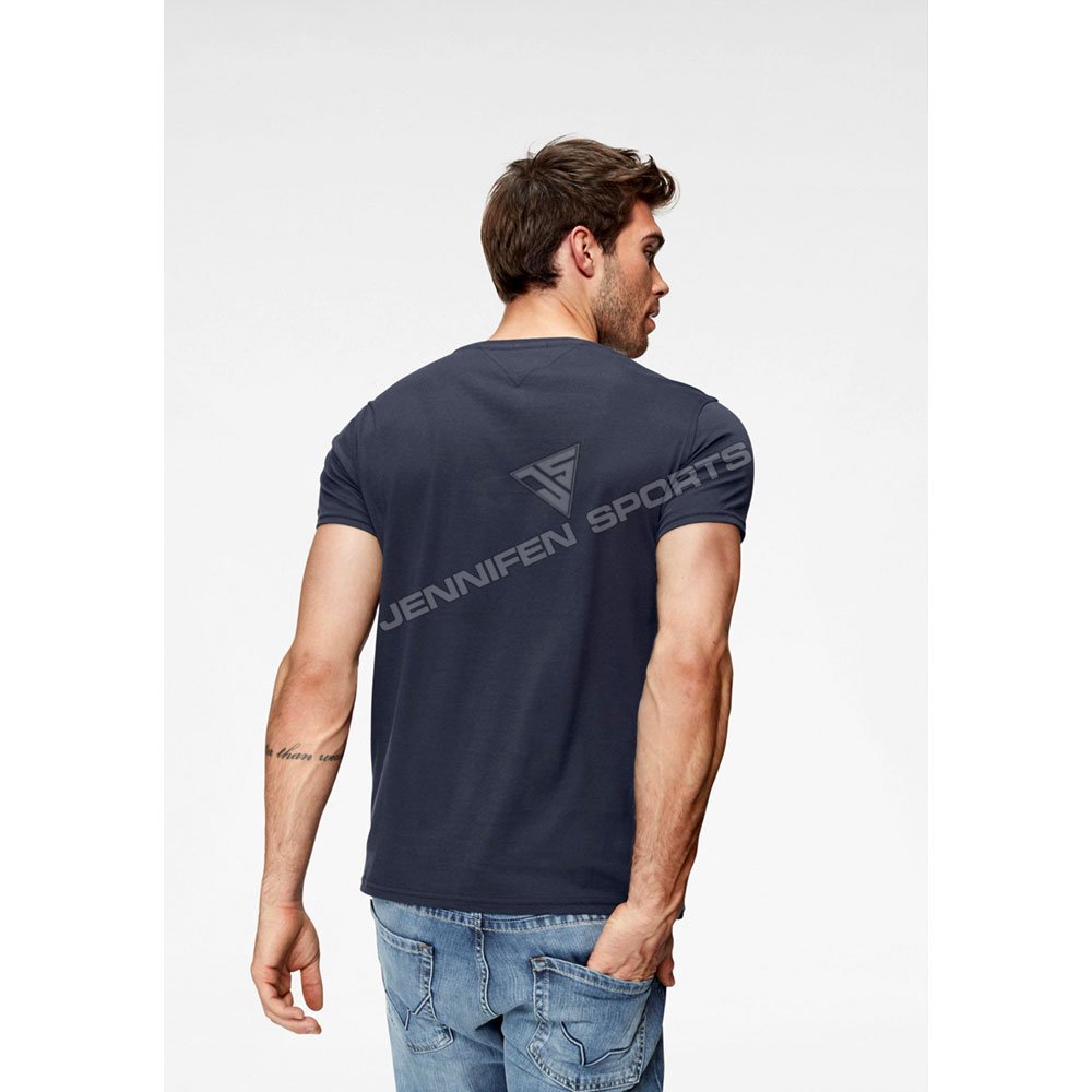 Top High Quality 100% Cotton Men's T-Shirt Custom Round Neck 210gsm Printing Logo Men T Shirt