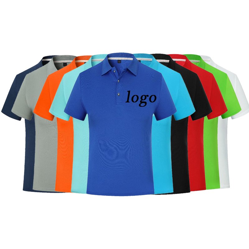 Wholesale men polo shirts dry fit plain blank t shirt unisex tshirt custom logo golf sport polo clothing polo print shirts