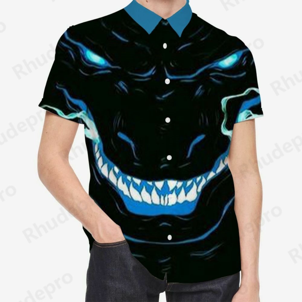 Summer Blouse Men's Shirt Short Sleeve Shirts Dragon Balls Goku Original 2024 Social Fashion Male Clothes Beach Style Cute Cool
