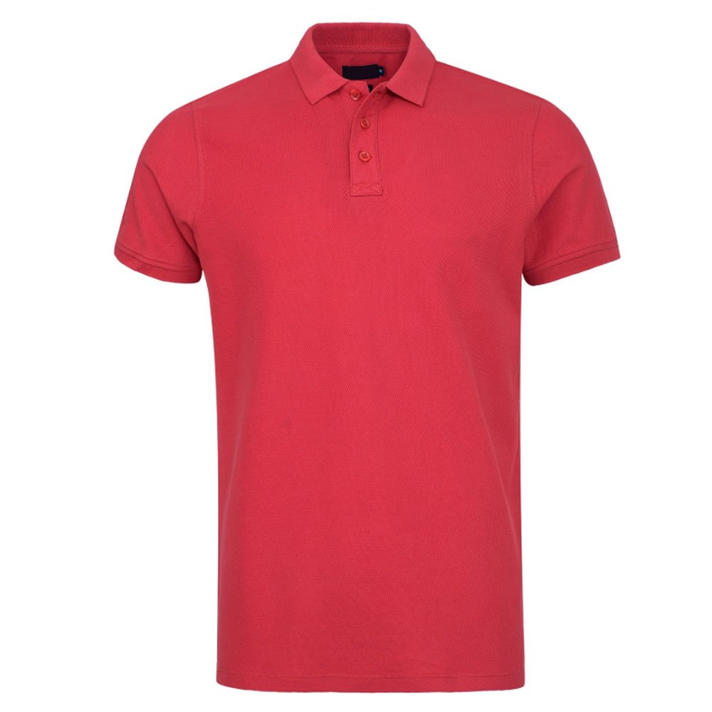 Solid Color Men's Short-Sleeved Polo Shirt Customized Logo Printed Breathable polo shirts