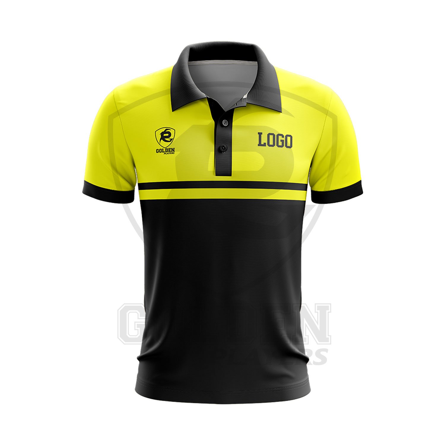 Polyester High Quality Sublimation Polo Shirts For Men's Short Sleeve Crew Neck Sublimation Polo Shirts