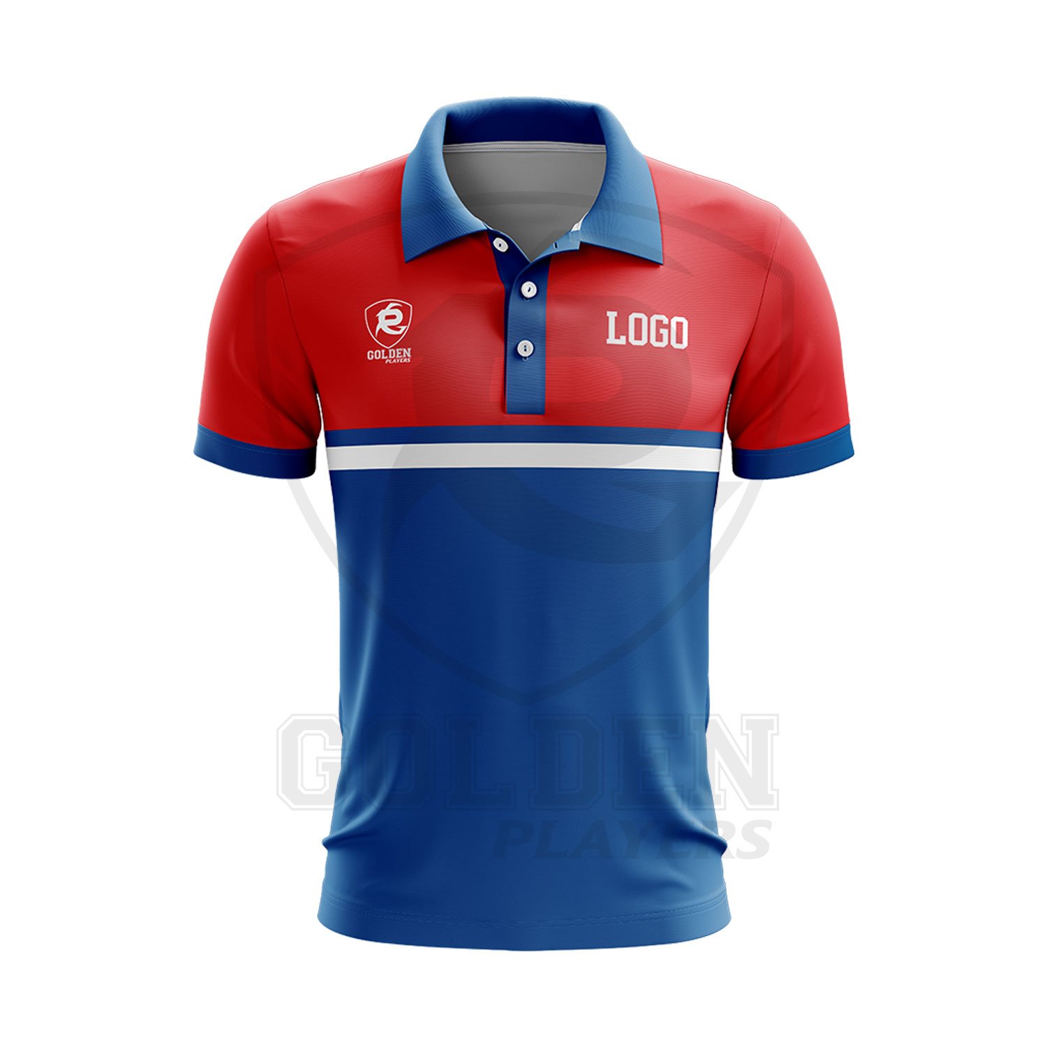 Polyester High Quality Sublimation Polo Shirts For Men's Short Sleeve Crew Neck Sublimation Polo Shirts