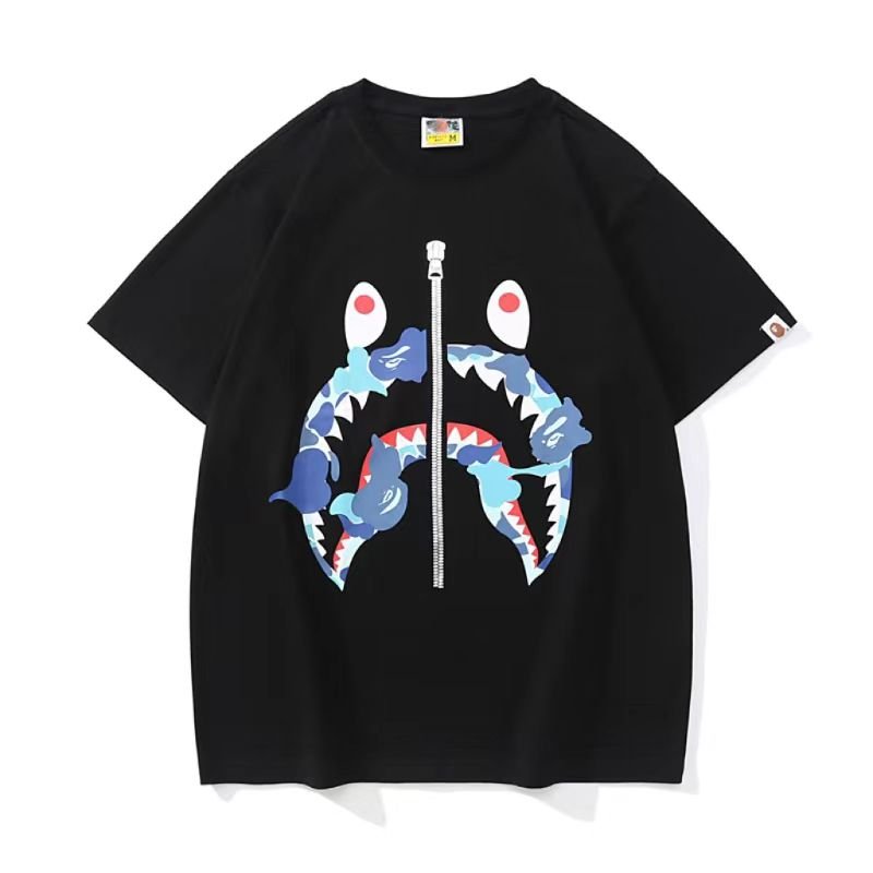 Top Quality New arrival Brand Fashion Designer Bapees T-shirt Men's T-shirts Loose Printed Ape Tee Shirts T-shirt Streetwear