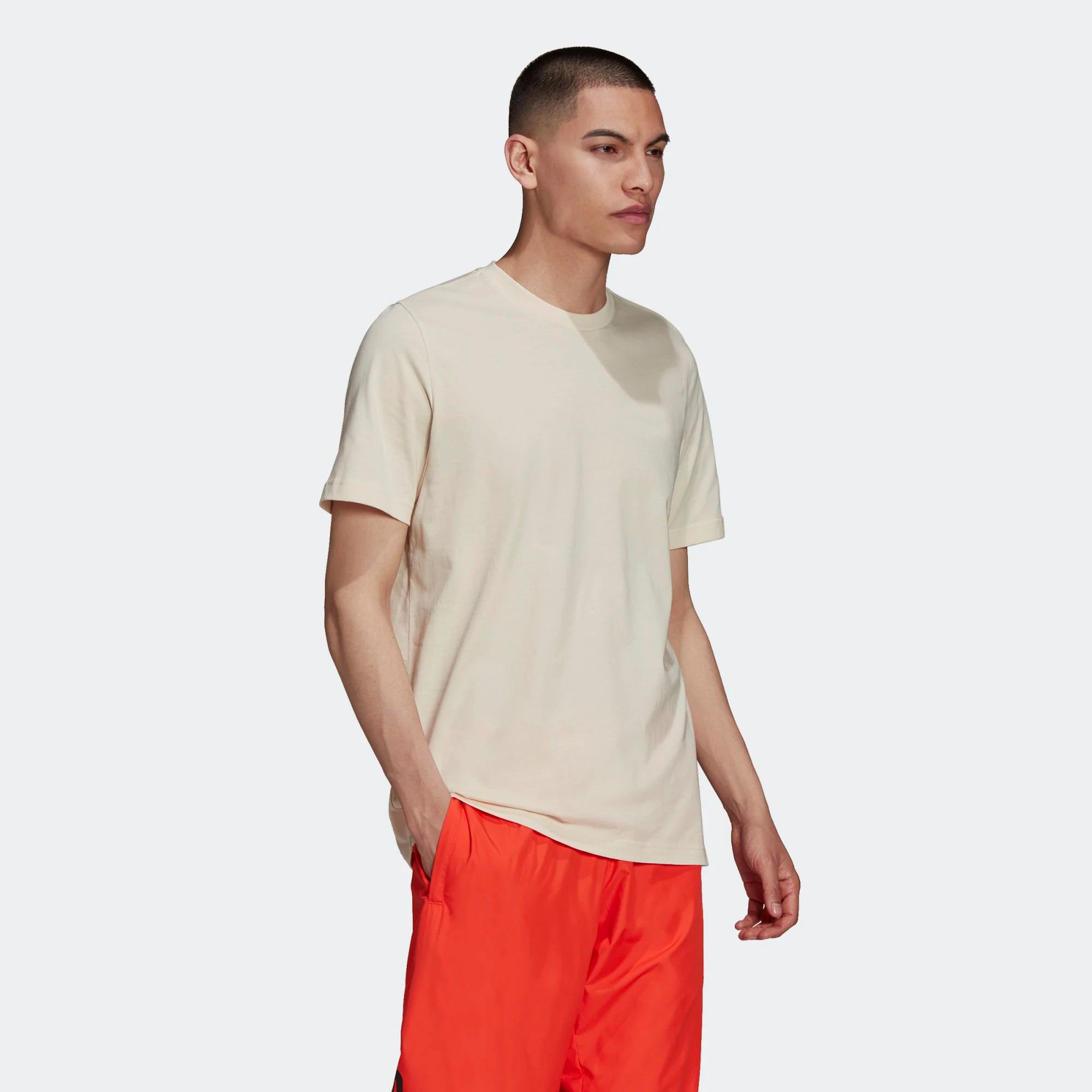 Wonder White Men's Essentials T-Shirt: Regular Fit, Ribbed Crewneck, Pure Cotton Comfort