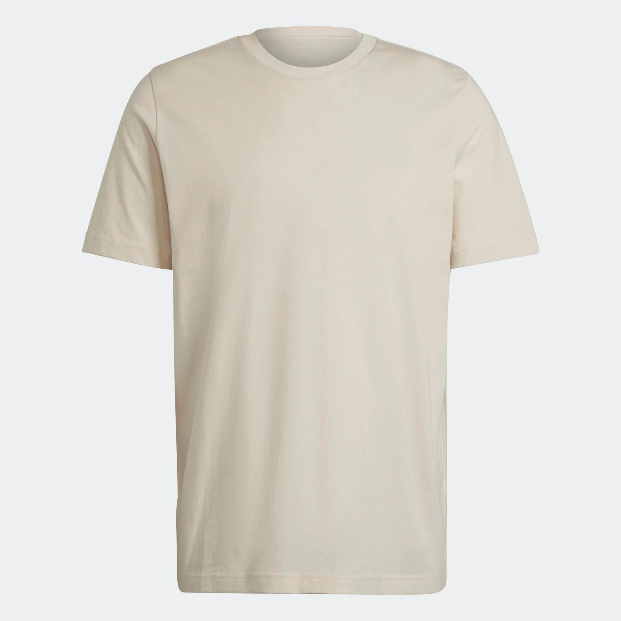 Wonder White Men's Essentials T-Shirt: Regular Fit, Ribbed Crewneck, Pure Cotton Comfort