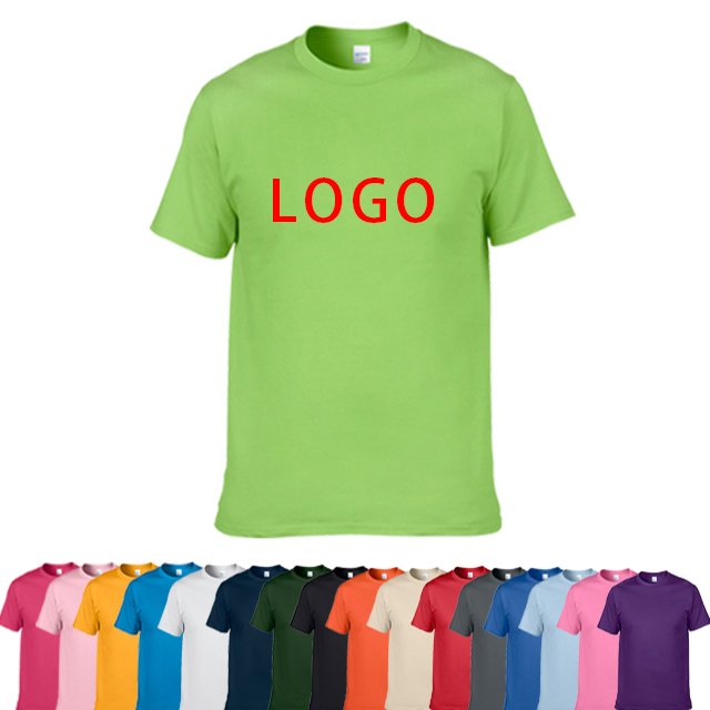 High Quality Men's T-shirts Low MOQ T Shirts Plus Size T Shirts 180 grams 100% Cotton Custom Blank Plain Men's T-shirts Women's
