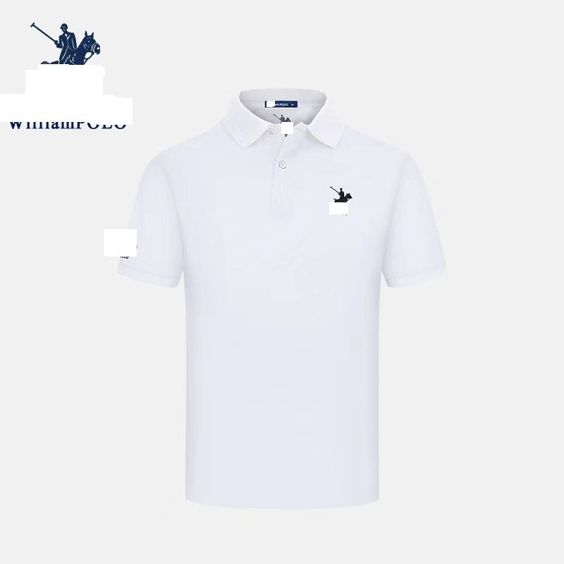 B95Men's polo shirt Men's summer casual embroidered short-sleeved men's T-shirt shirt