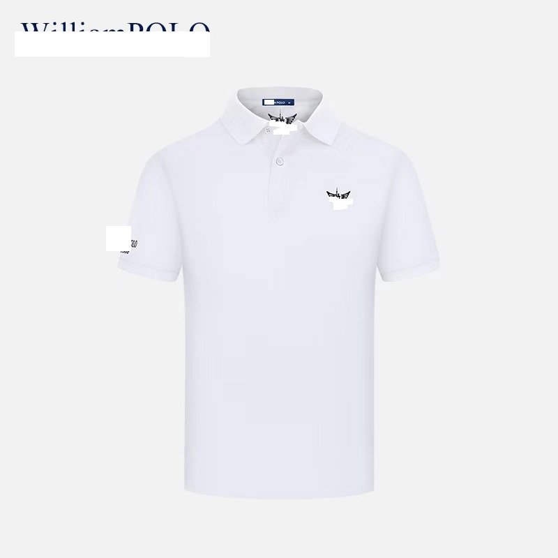 B95Men's polo shirt Men's summer casual embroidered short-sleeved men's T-shirt shirt
