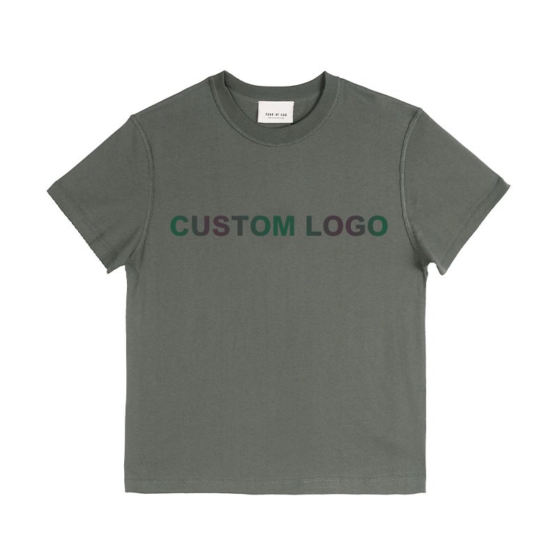 Blank T-shirt Custom Quality Cotton Loose Drop Shoulder Oversized Plain T Shirt For Men