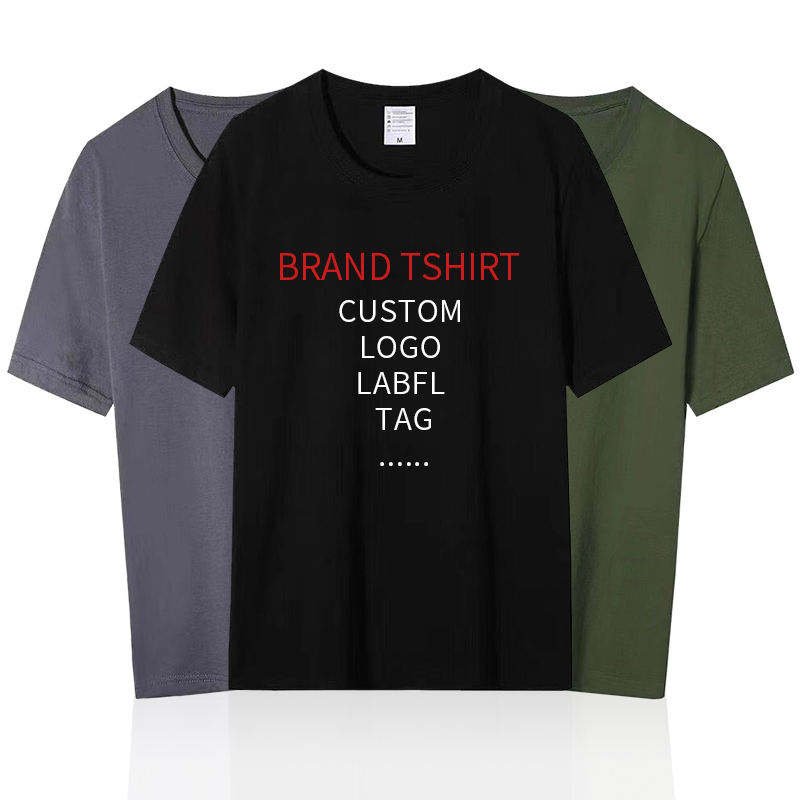 Haisi Wholesale 100% Cotton High Quality Custom Men's T-shirt Printing Your Brand T Shirt Men Graphic Tees Shirt Women Oversize
