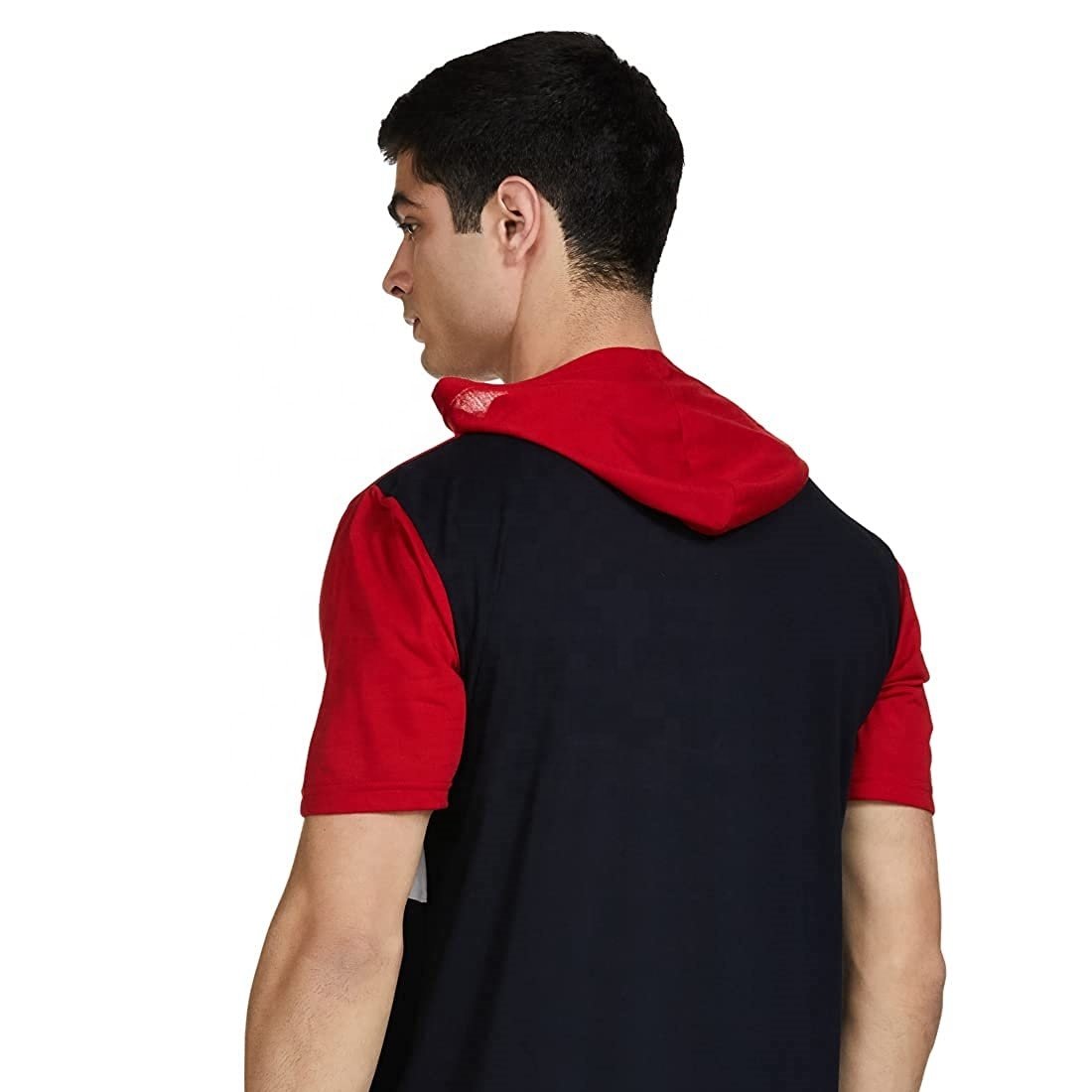 Summer Wear Design Shirt Cotton Polyester T Shirt Hoodie for Sport Casual Wear Men's Workout Fitness Gym Color Block T Shirts