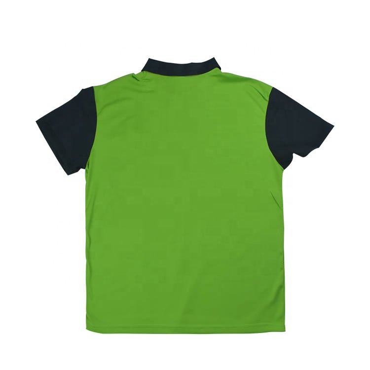 wholesale Green Custom Embroidery Logo 100% Cotton Polo Shirt Men's Polo Shirts