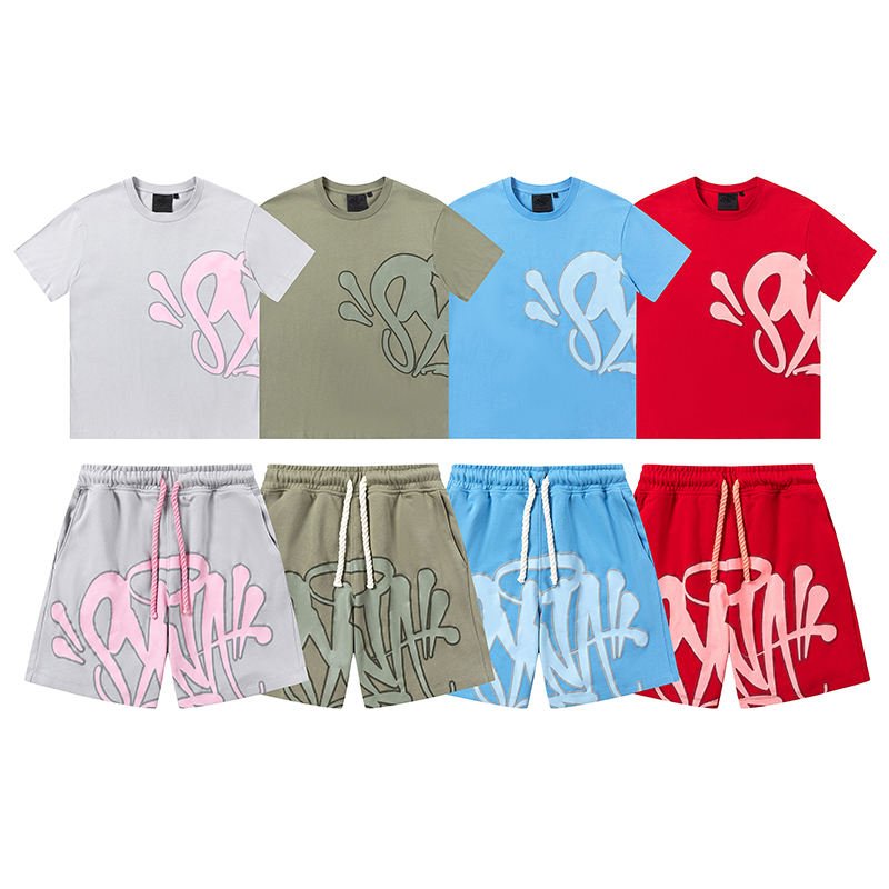 Syna World T Shirts Men's Clothing High Quality 100% Cotton Tee Shirts Streetwear Tracksuit Synaworld T-Shirts
