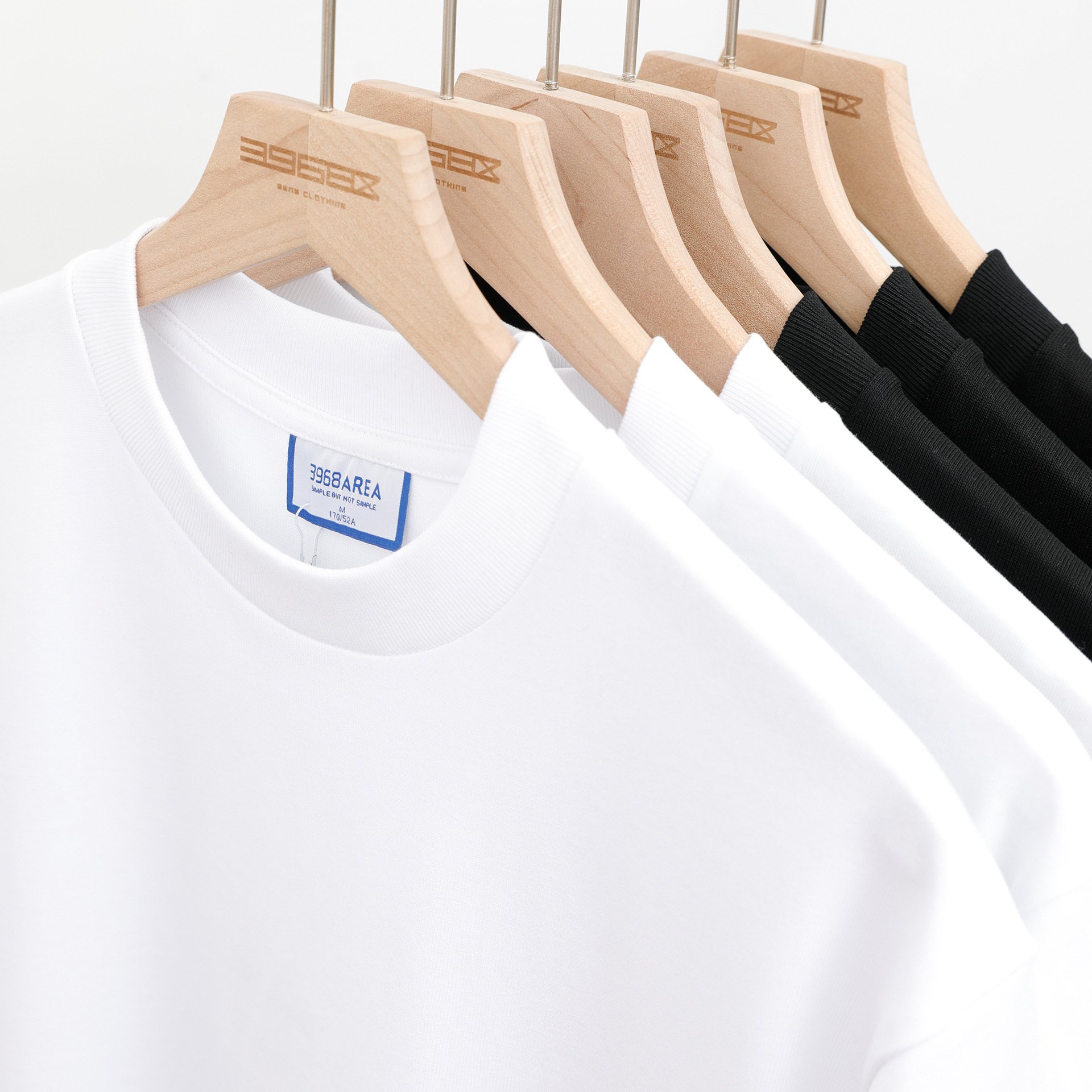 400Gsm Oversized Men Heavyweight 500 Gsm Tshirt 100% Cotton White Black Custom Heavy Weight Mock Neck Cotton 400 GSM T shirt