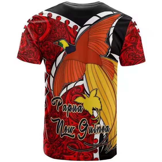 Sublimation Printed Clothing Summer Short Sleeve T-shirt Printed On Demand Breathable Men's T-shirt