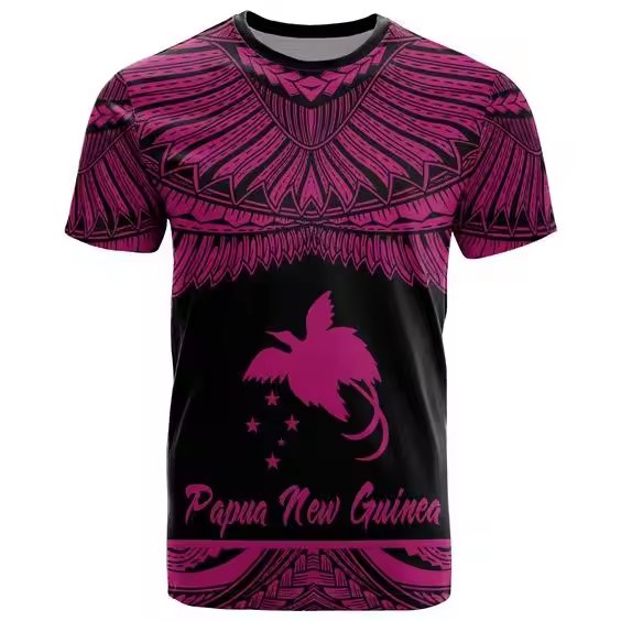 Sublimation Printed Clothing Summer Short Sleeve T-shirt Printed On Demand Breathable Men's T-shirt