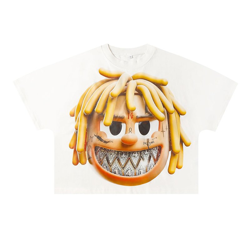 High Quality Custom Printed Logo Promotional Vintage Heavy Oversized Unisex Manufacturer Screen Printed Cropped Mens T Shirt