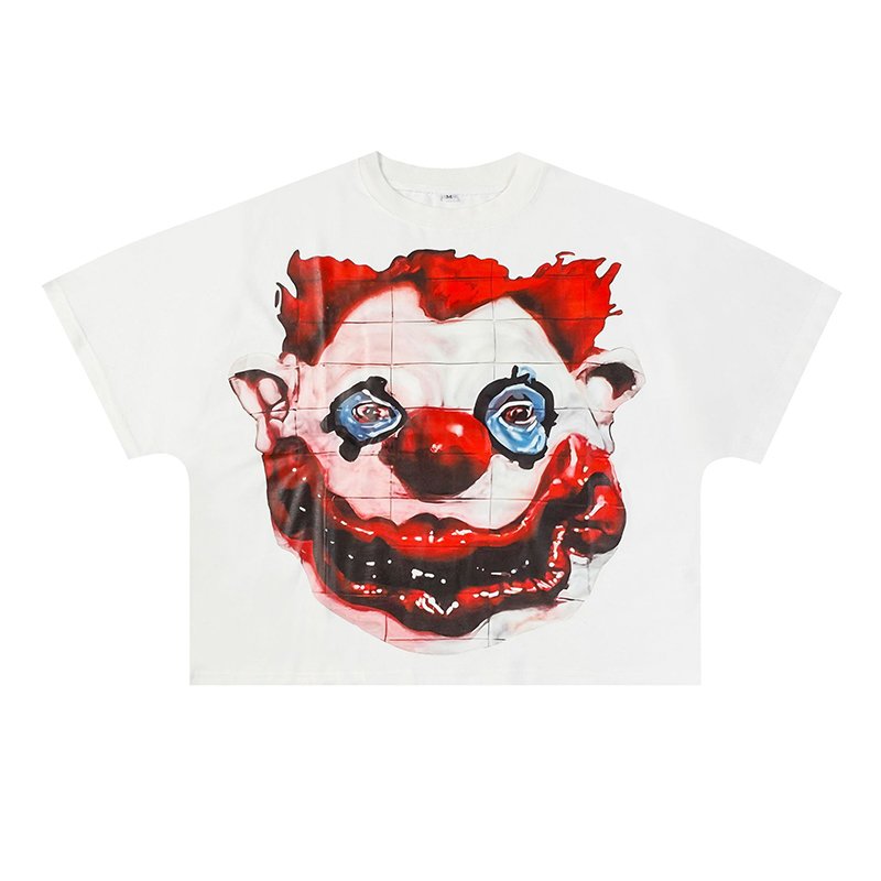 High Quality Custom Printed Logo Promotional Vintage Heavy Oversized Unisex Manufacturer Screen Printed Cropped Mens T Shirt