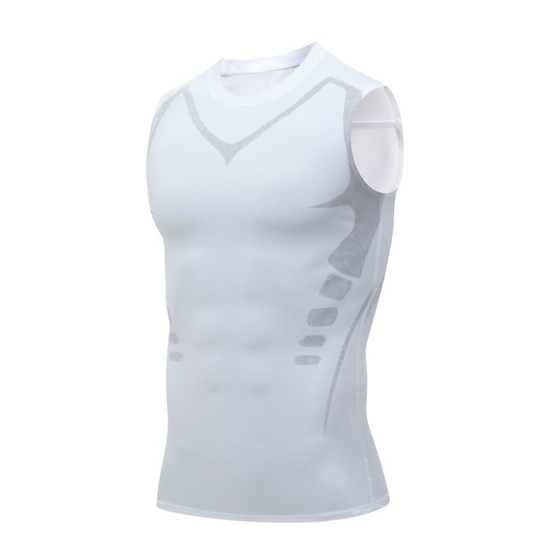 Classical Cotton Oversized Men Short Sleeveless Custom Logo Round Neck Skin Friendly Quick Drying Breathable T-shirt