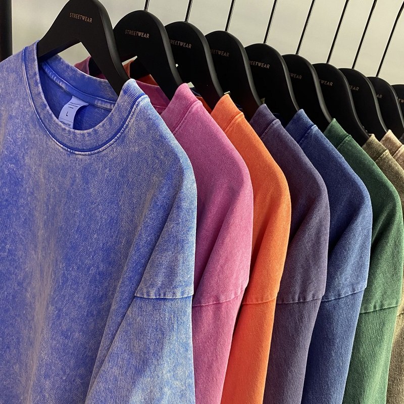 custom made plus size men's t-shirts 2020 heavy oversize tshirt wholesale edging street drop shoulder men's cotton t-shirt